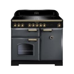 Rangemaster Classic Deluxe 100 Induction Slate Brass - CDL100EISL/B