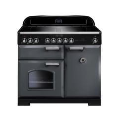 Rangemaster Classic Deluxe 100 Electric Range Cooker Slate Chrome - CDL100EISL/C