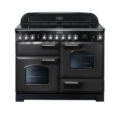 Rangemaster Classic Deluxe 110 Ceramic Charcoal Black Chrome - CDL110ECCB/C