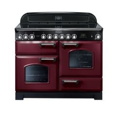 Rangemaster Classic Deluxe 110 Ceramic Cranberry Chrome - CDL110ECCY/C