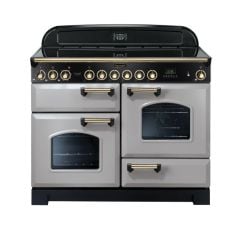 Rangemaster Classic Deluxe 110 Ceramic Royal Pearl Brass - CDL110ECRP/B