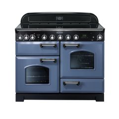 Rangemaster Classic Deluxe 110 Induction Stone Blue Chrome - CDL110EISB/C