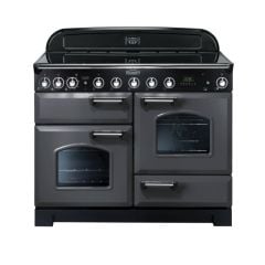 Rangemaster Classic Deluxe 110 Electric Range Cooker Slate Chrome - CDL110EISL/C