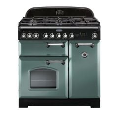Rangemaster Classic Deluxe 90 Dual Fuel Mineral Green/Chrome - UK/IE - CDL90DFFMG/C