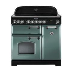 Rangemaster Classic Deluxe 90 Induction Mineral Green/Chrome - UK/IE - CDL90EIMG/C