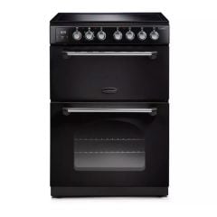 Rangemaster Classic 60 Ceramic Electric Cooker - Black & Chrome - CLA60ECBL/C