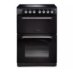 Rangemaster Classic 60 Electric Ceramic Cooker - Black & Chrome - CLA60ECBL/C