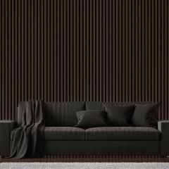 Cladco Internal Slatted Wall Panel - 2400 x 600 x 21mm - Espresso - INTSLATES