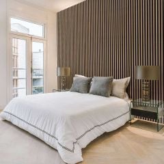 Cladco Internal Slatted Wall Panel - 2400 x 600 x 21mm - Golden Pine - INTSLATGP