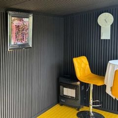 Cladco Internal Slatted Wall Panel - 2400 x 600 x 21mm - Noir - INTSLATNR
