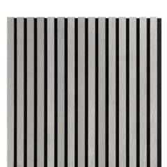 Cladco Internal Slatted Wall Panel - 2400 x 600 x 21mm - Storm Grey - INTSLATSG