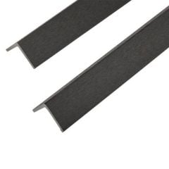 Cladco WPC Trim Corner Trim 2.2 Metre x 60 x 50mm- Charcoal - WPCCB2255