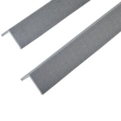 Cladco WPC Trim Corner Trim 2.2 Metre x 60 x 50mm - Light Grey - WPCCL2255