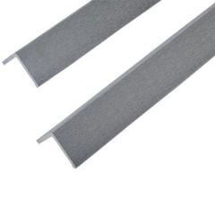 Cladco WPC Trim Corner Trim 2.2 Metre x 60 x 50mm - Light Grey - WPCCL2255