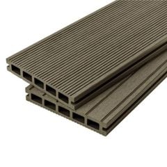 Cladco WPC Original Hollow Composite Decking Board 2.4 Metre x 150 x 25mm - Olive Green/Green - WPCHO22