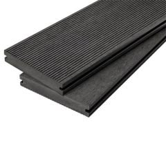 Cladco WPC Solid Composite Decking Board 4 Metre x 150 x 25mm - Charcoal - WPCSB40