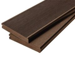 Cladco WPC Bullnose Composite Decking Board 4 Metre x 150 x 25mm - Coffee - WPCSC40B