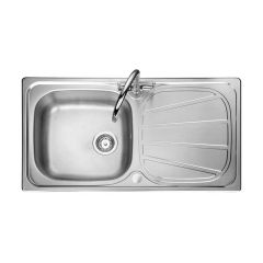 Leisure Contour 1 Bowl 950x508mm Inset Kitchen Sink with Reversible Drainer - CN950/