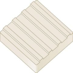 Brett Tactile Commercial Paving Cycleway 50mm Pack of 36 - Buff - CPF50BF