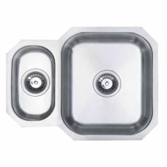 Reginox Dakota 1.5 Bowl Undermount Kitchen Sink - Stainless Steel - DAKOTA