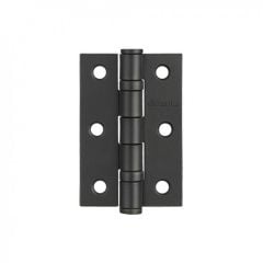 Deanta Steel Fire Tested Hinges - Square - Black - HS76502BL