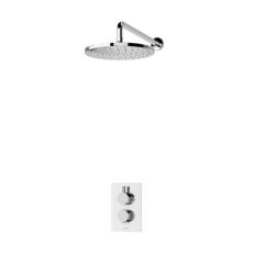 Aqualisa Dream Concealed Thermostatic Mixer Shower Single Outlet With Wall Fixeded Head - Round - DRMDCV1.FW.RND