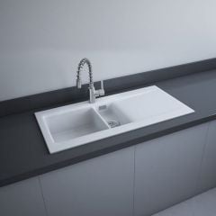 Rak Gourmet Dream Sink 1 1.5 Bowl With Reversible Drainer - DSINK1 Lifestyle