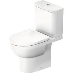 Duravit No.1 Rimless Close Coupled Toilet Pan - White - 21830900002