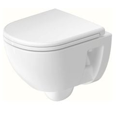 Duravit D-Code Compact Rimless Wall Hung Toilet Pan - 25150900002