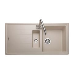 Rangemaster Elements 1.5 Bowl Igneous Granite Kitchen Sink - Stone - ELE1052SN/