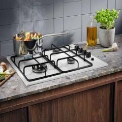 Electrolux KGS6404W GAS HOB - White-Lifestyle