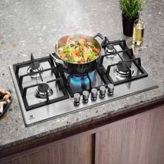Electrolux 90cm Gas Hob - Stainless Steel - KGS9536X