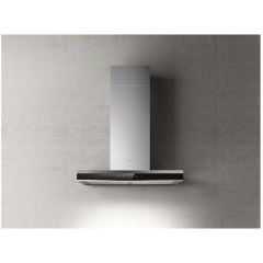 Elica Adéle 90cm Chimney Cooker Hood - Stainless Steel -  Wall Mounted Front View