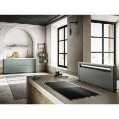 Elica Getup 90cm Downdraft Extractor - Coverable - Counter Top Installed Front View