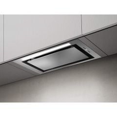 Elica Lane 60cm Integrated Cooker Hood - Stainless Steel - Mounted Bottom Front View