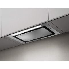 Elica Lane 80cm Integrated Cooker Hood - Stainless  Steel - Mounted Front View
