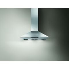 Elica Missy 60cm Chimney Hood - Stainless Steel - Mounted Front View