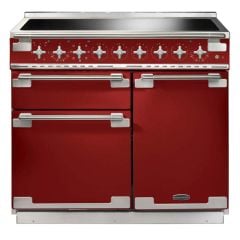 Rangemaster Elise 100cm Induction Range Cooker - Cherry Red - ELS100EIRD/