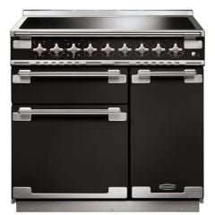 Rangemaster Elise 90cm Induction Range Cooker - Black - ELS90EIGB/