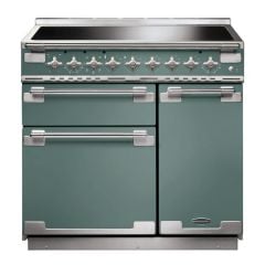 Rangemaster Elise 90cm Induction Range Cooker - Mineral Green - ELS90EIMG/