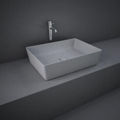 RAK-Feeling 50cm Rectangular Countertop Wash Basin - Matt Grey - FEECT5000503A