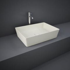 RAK-Feeling 50cm Rectangular Countertop Wash Basin - Matt Greige - FEECT5000505A