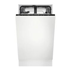 AEG FSE62407P Fully Integrated 9 Place Slimline Dishwasher - White - Open Front View