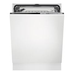 AEG FSK32610Z Fully Integrated 13 Place Dishwasher - White - Open Front View