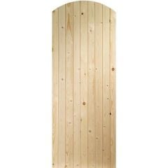 XL Joinery Ledged & Braced Arched Top External Pine Gate 1981 x 762mm - GATE30A