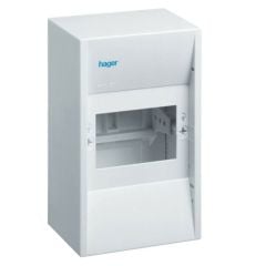 Hager 4 Insulated Enclosure IP30 - White - GD104E