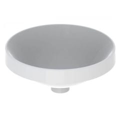 Geberit Variform 400mm Round Countertop Basin 0 Taphole Without Visible Overflow - 500.702.01.2