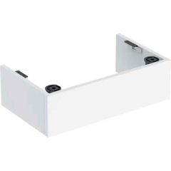 Geberit Selnova Compact Plinth for 600mm Corner Washbasin Unit - White - 501.595.00.1
