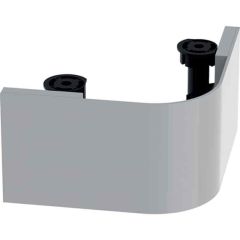 Geberit Selnova Compact Plinth for 320mm Corner Washbasin Unit - Grey - 501.598.00.1