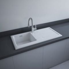 Rak Gourmet Sink 4 - Single Bowl Kitchen Sink with Reversible Drainer - GOSINK4V2 Lifestyle